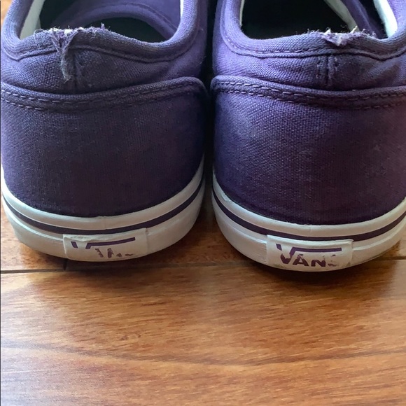 Vans Purple Women’s Size 7 - Picture 2 of 4